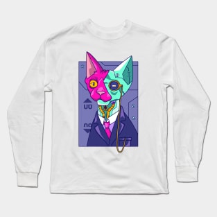 Technology Cat Long Sleeve T-Shirt